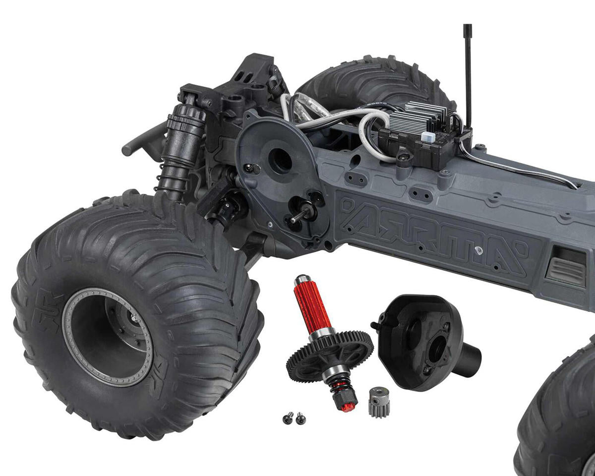 ARRMA Gorgon 4X2 MEGA 550 Brushed 1/10 Monster Truck RTA Kit με SLT2 2.4GHz, Μπαταρία & Φορτιστή