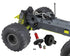 Arrma Gorgon 4X2 MEGA 550 Brushed 1/10 Monster Truck RTR (Yellow) w/SLT2 2.4GHz Radio, Battery & Charger