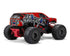 Arrma Gorgon 4X2 MEGA 550 Brushed 1/10 RTR Monster Truck Κόκκινο με Μπαταρία & Φορτιστή