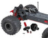 Arrma Gorgon 4X2 MEGA 550 Brushed 1/10 RTR Monster Truck Κόκκινο με Μπαταρία & Φορτιστή