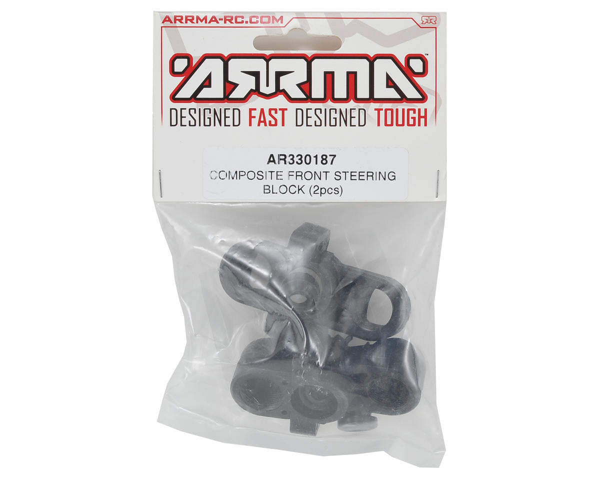Arrma Composite Front Steering Block Set (2pcs)