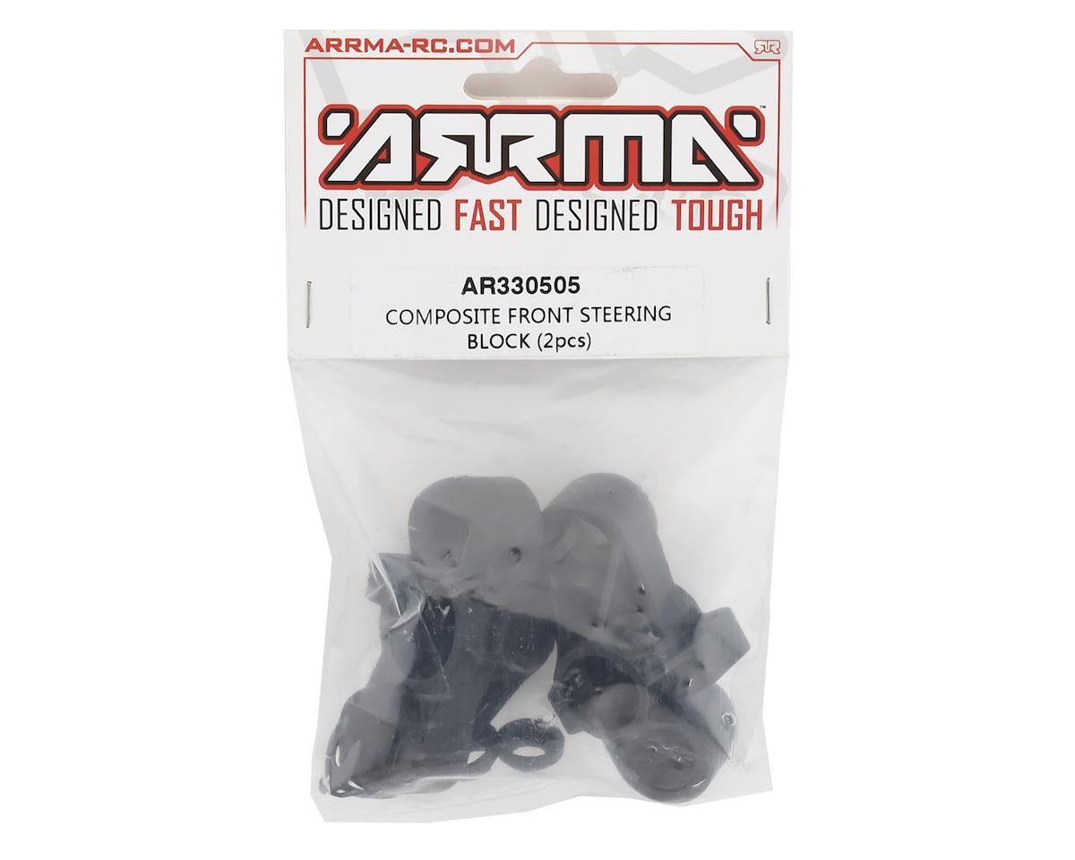 Arrma 6S Front Composite Steering Block Set