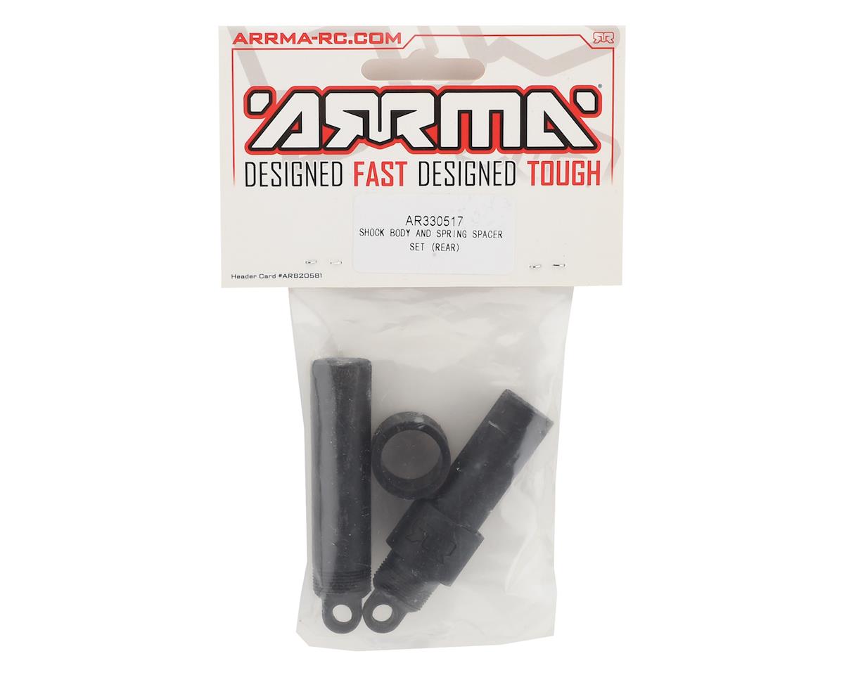 Arrma 4x4 Rear Shock Body & Spring Spacer Set (2)