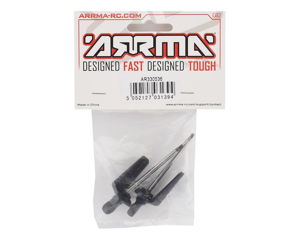 Arrma Typhon 3S BLX Front Shock Shaft Eyelet & Spring Perch Set (2)