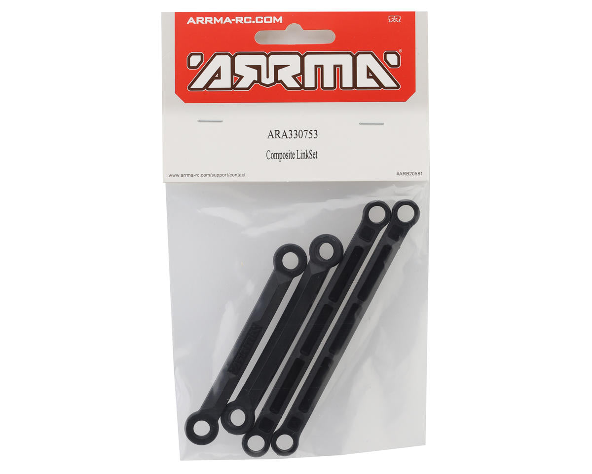 Arrma Composite Link Set ARA330753 – Σετ Συνδέσμων για Gorgon, Fury, Quake & Vorteks 2WD