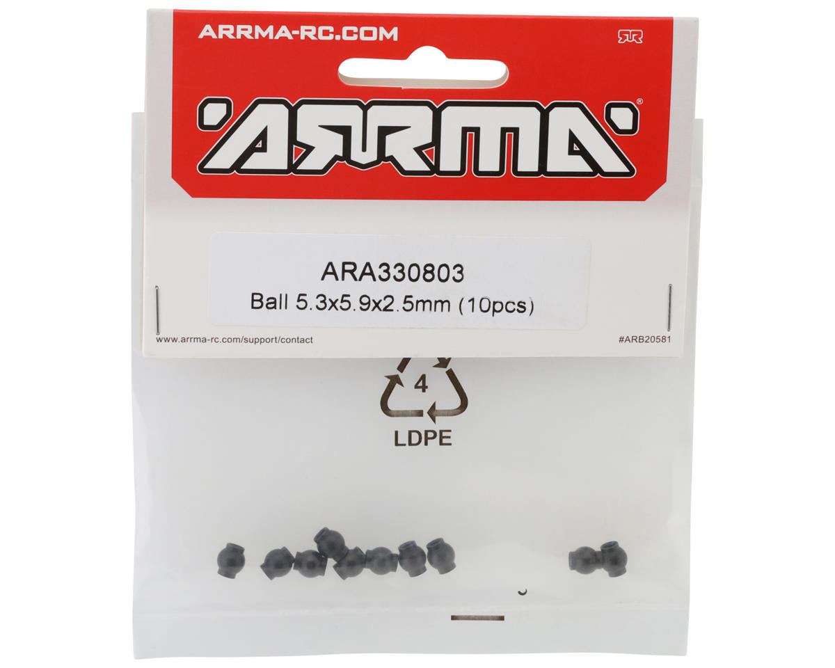 Arrma Hollow Ball 5.3x5.9x2.5mm (10)
