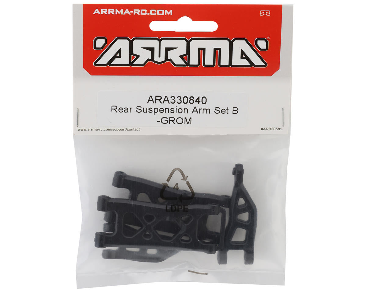 Arrma Mojave Grom Rear Suspension Arms Set (Upper & Lower) | Racerc