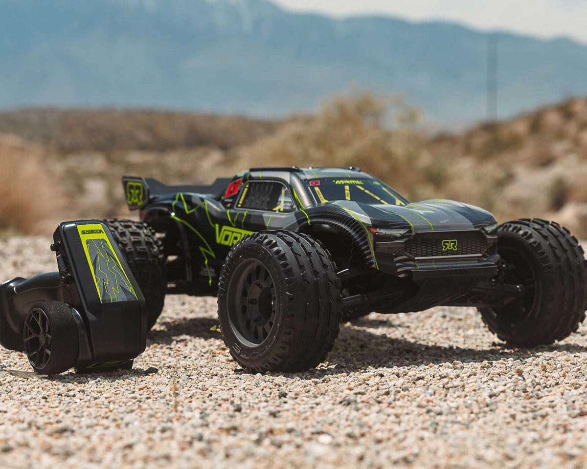 Arrma Vorteks 223S BLX 2WD Yellow RTR 1/10 Brushless Stadium Truck με SLT2 2.4GHz & DSC