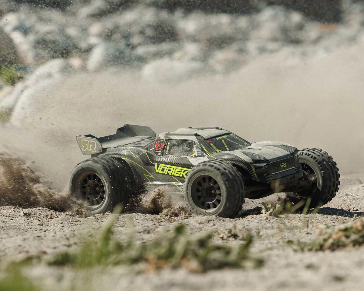 Arrma Vorteks 223S BLX 2WD Yellow RTR 1/10 Brushless Stadium Truck με SLT2 2.4GHz & DSC