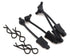 ARRMA 1/10 Body Clip Retainer Black (4pcs)