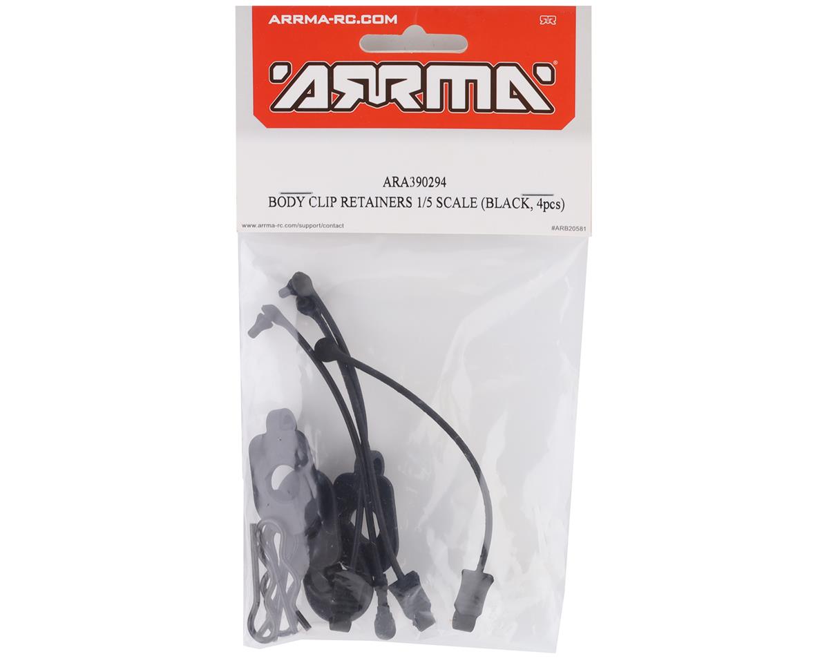Arrma 8S BLX 1/5 Body Clip Retainers & Body Clips Set (4)
