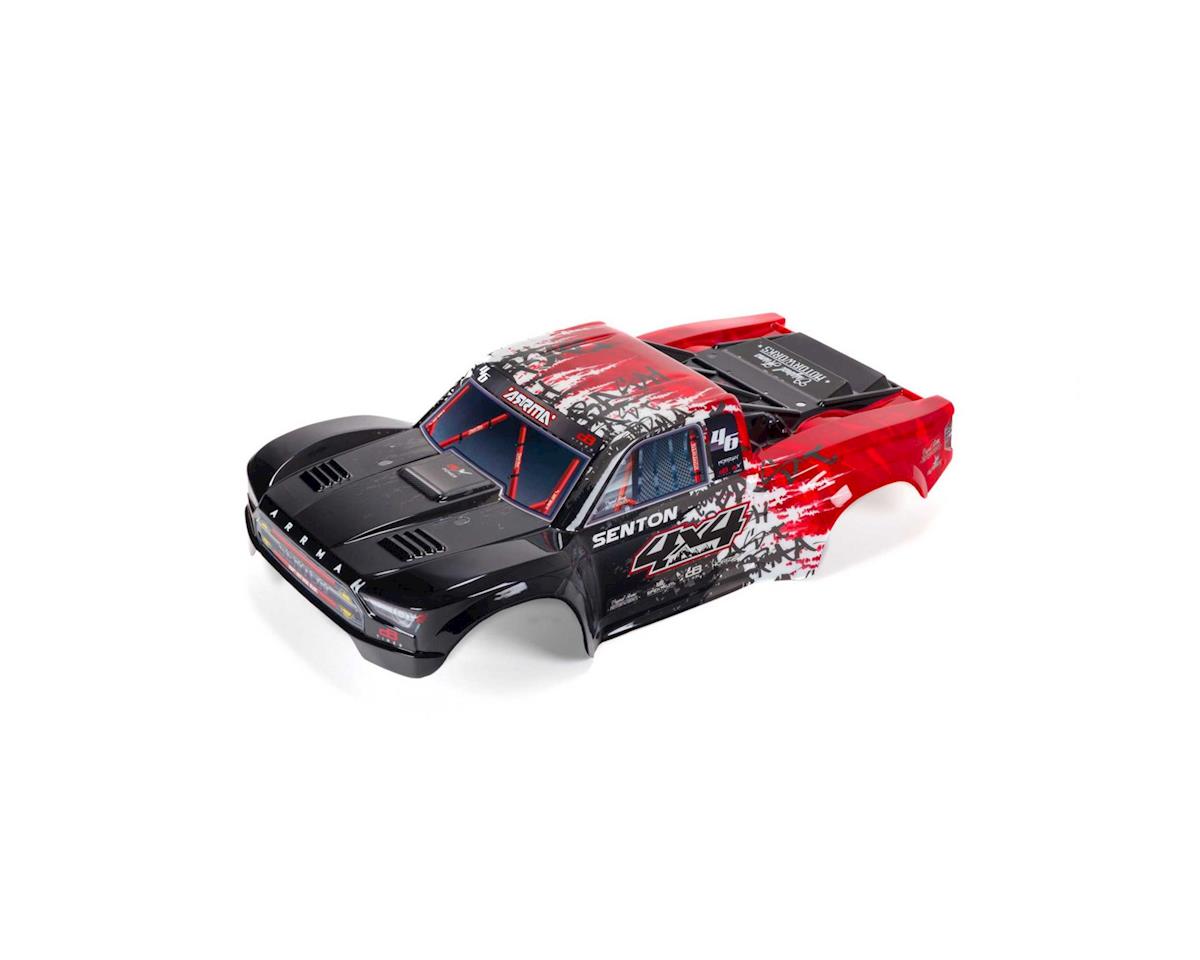 Arrma 1/10 Painted Body, Red: SENTON 4X4 BLX