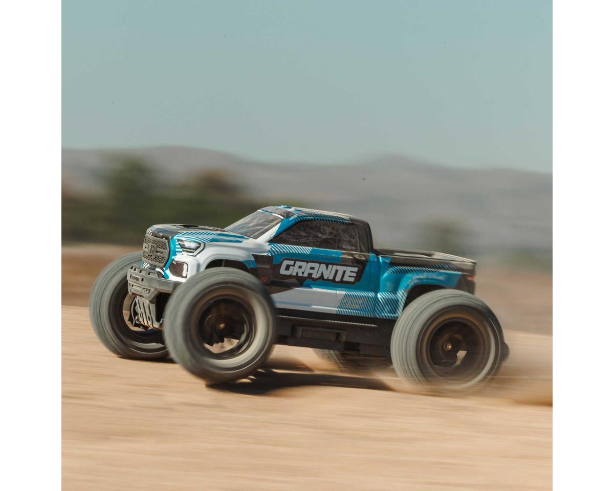 Arrma Granite 4x4 V4 223S DSC 1/10 RTR Brushless 4WD Monster Truck (Blue) w/Spektrum SLT3 2.4GHz Radio