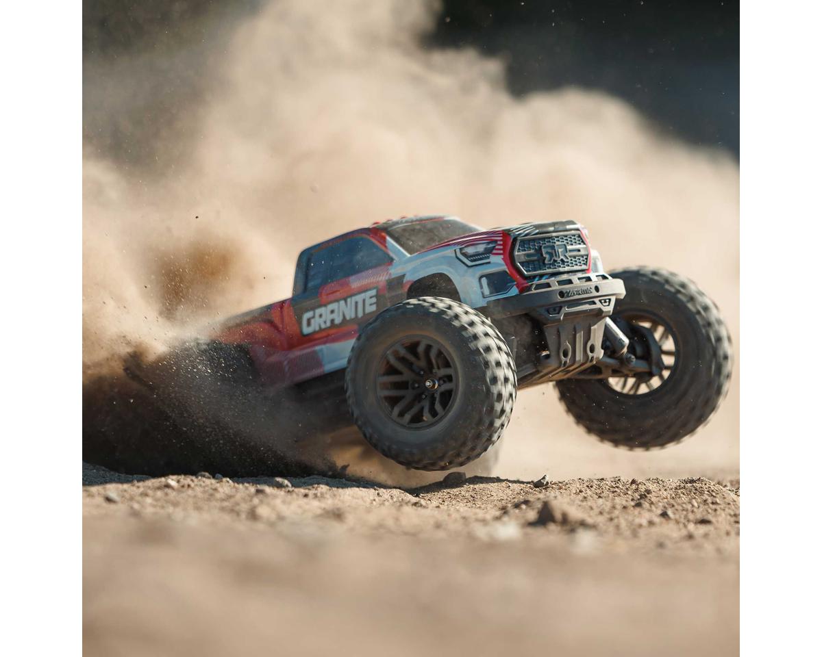 Arrma Granite 4x4 V4 223S DSC 1/10 RTR Brushless 4WD Monster Truck (Red) w/Spektrum SLT3 2.4GHz Radio