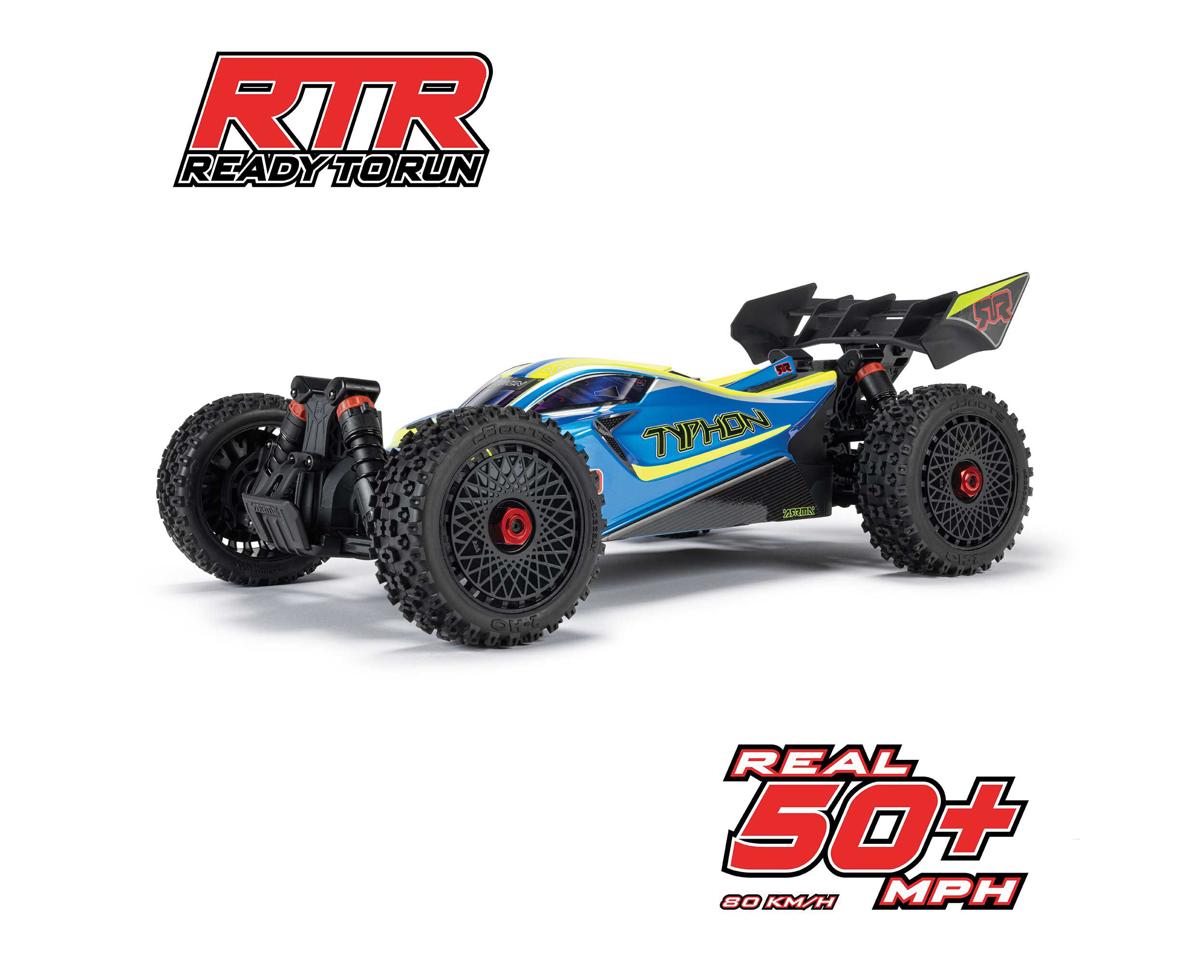 Arrma Typhon 223S BLX 1/8 4WD Brushless RTR Buggy Blue με SLT3 Radio & DSC