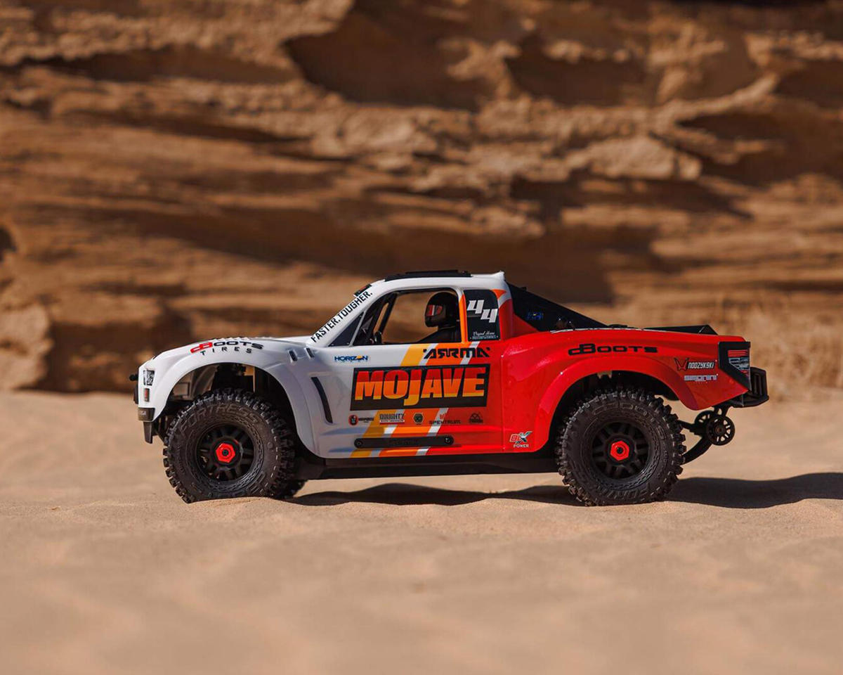 ARRMA Mojave 4S BLX 1/8 4WD RTR Desert Truck White/Red – Brushless με Spektrum SLT3