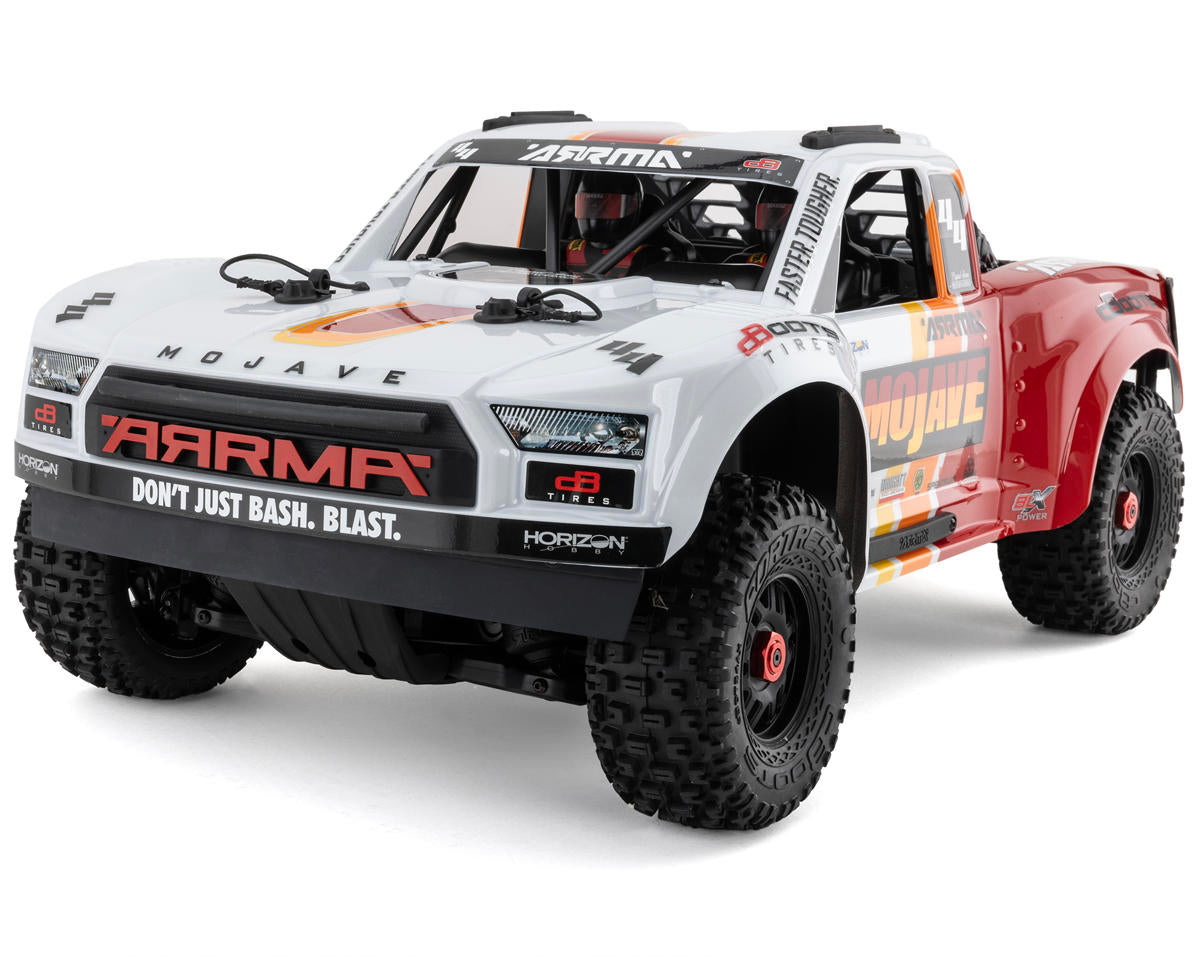 ARRMA Mojave 4S BLX 1/8 4WD RTR Desert Truck White/Red – Brushless με Spektrum SLT3