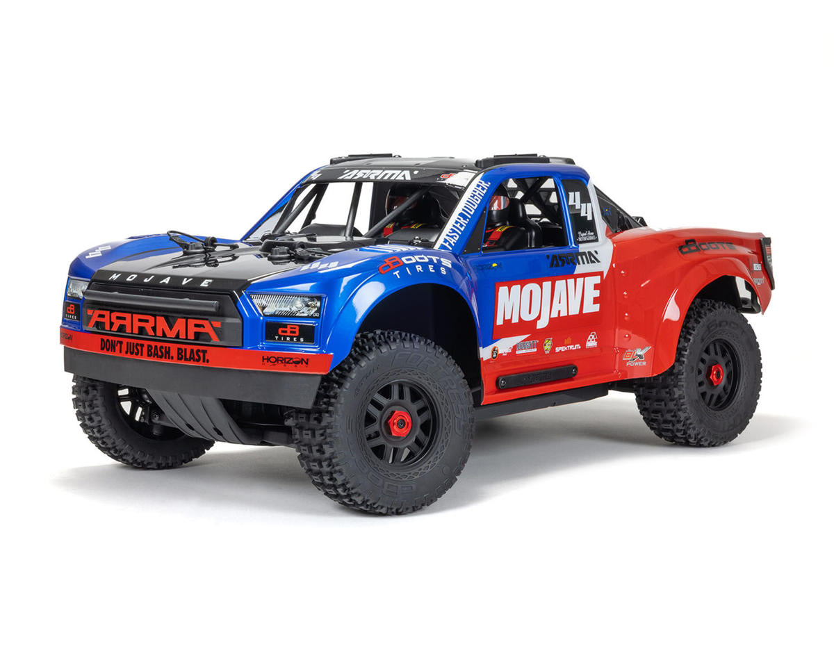 Arrma Mojave 4S BLX 1/8 RTR 4WD Electric Desert Truck Blue/Red – Brushless Desert Truck με Spektrum SLT3
