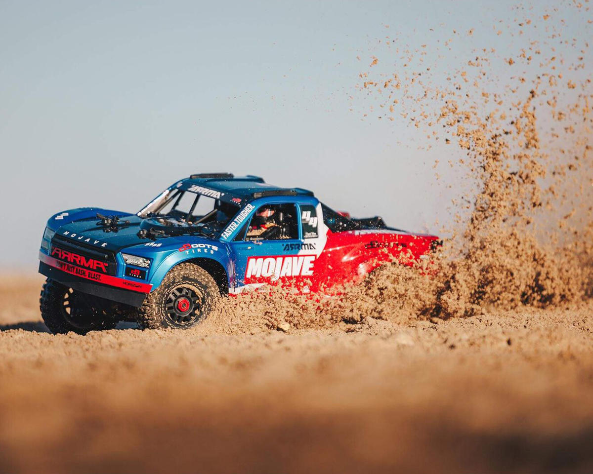 Arrma Mojave 4S BLX 1/8 RTR 4WD Electric Desert Truck Blue/Red – Brushless Desert Truck με Spektrum SLT3