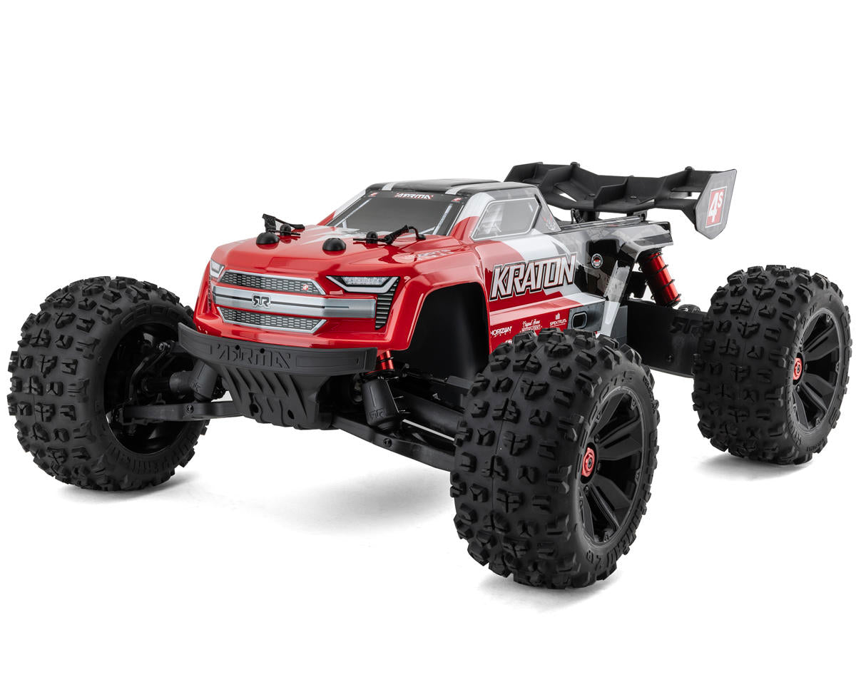 ARRMA Kraton 4S V2 BLX RTR 1/10 4WD Brushless Monster Truck Red | Racerc