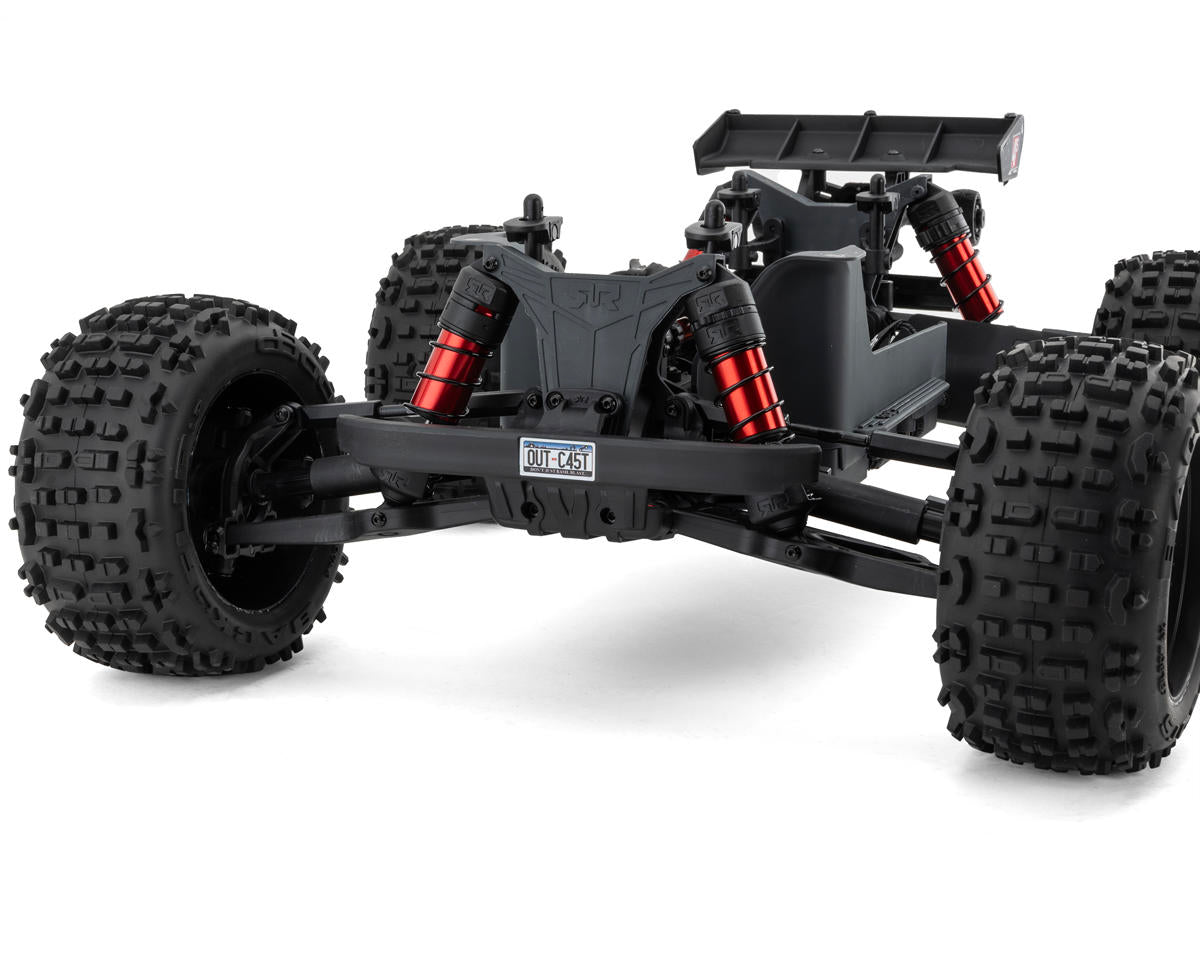 Arrma Outcast 4S V2 BLX 4WD Brushless RTR Stunt Truck Gunmetal | Racerc