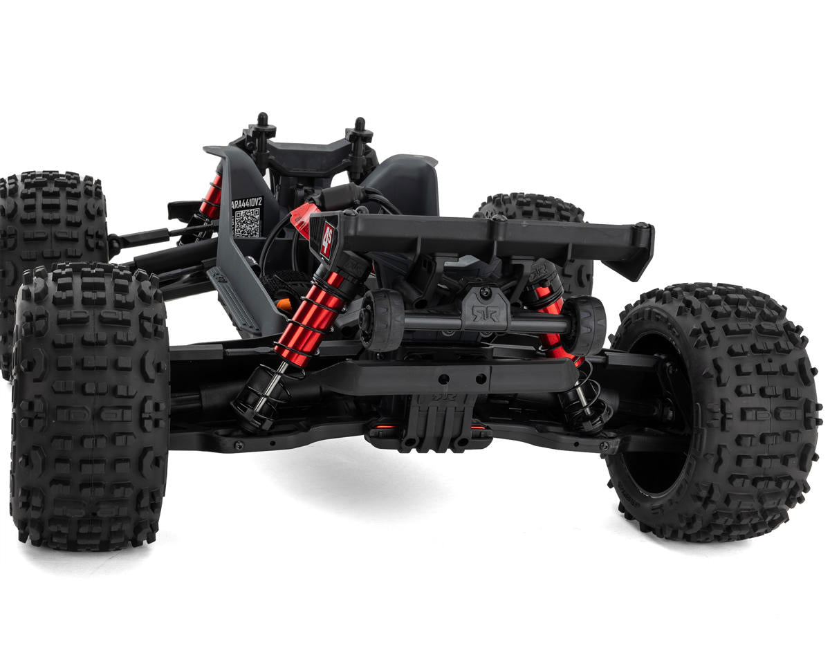 Arrma Outcast 4S V2 BLX 4WD Brushless RTR Stunt Truck Gunmetal | Racerc