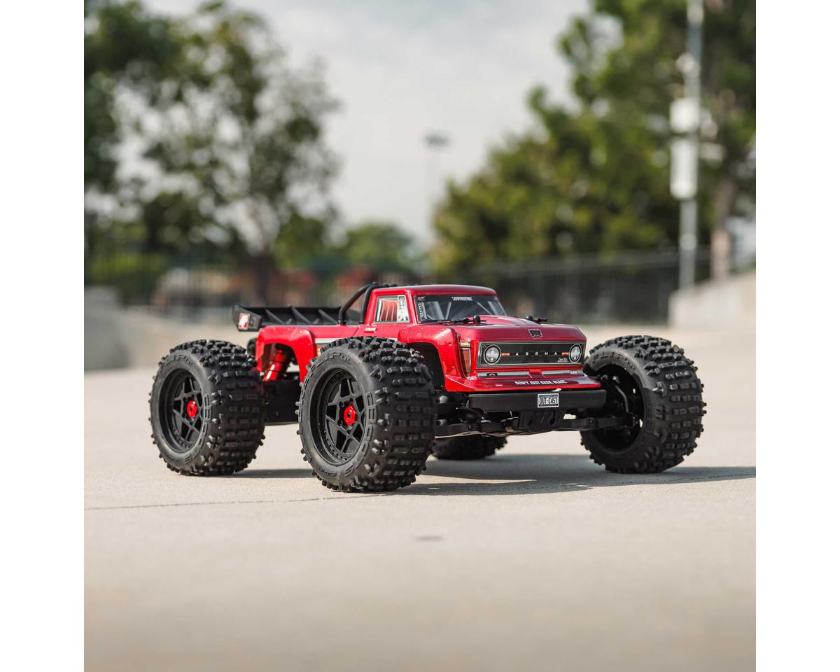 Arrma Outcast 4S V2 BLX 4WD Brushless RTR Stunt Truck Red | Racerc