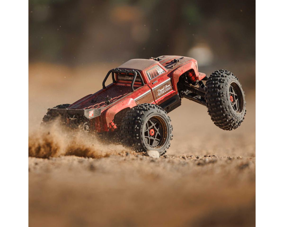 Arrma Outcast 4S V2 BLX 4WD Brushless RTR Stunt Truck Red | Racerc