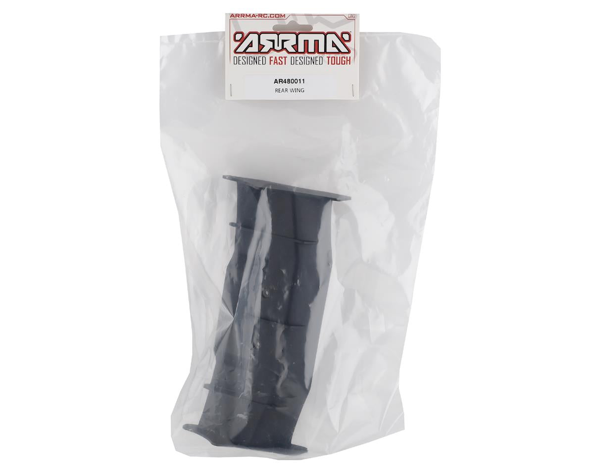 Arrma Talion / Typhon Rear Wing Black ARA480011 – Μαύρη Πίσω Αεροτομή για Kraton 6S, Talion 6S & Typhon 6S