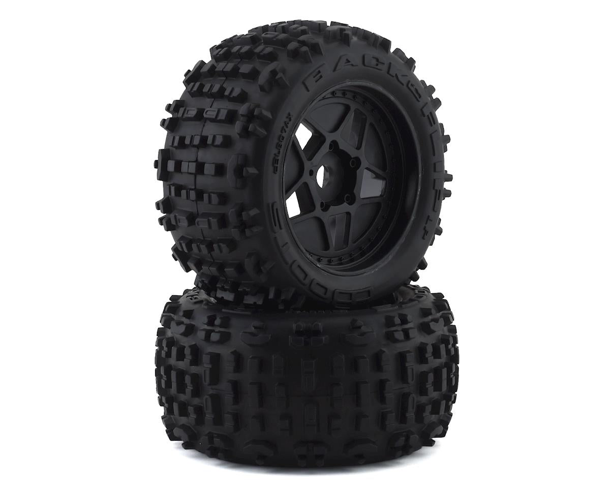 Arrma dBoots Back-Flip LP 4S 3.8 Tires 17mm Black Wheels (2)