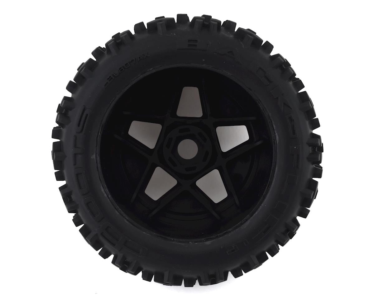 Arrma dBoots Back-Flip LP 4S 3.8 Tires 17mm Black Wheels (2)