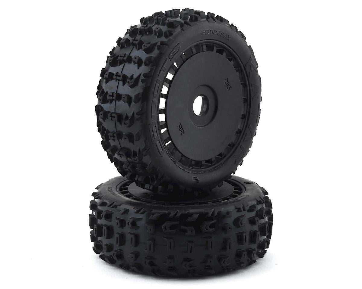 Arrma dBoots Katar B 6S Pre-Mounted Tire/Wheel Set 17mm Μαύρο