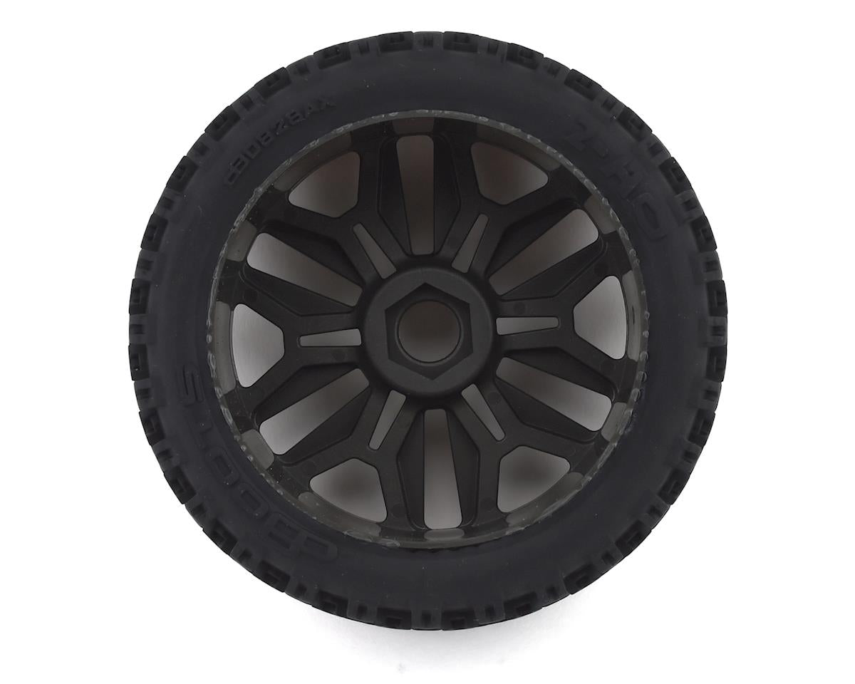Arrma BLX 4x4 dBoots 2HO 1/8 Pre-Mounted Tire Set Gun Metal (2pcs)