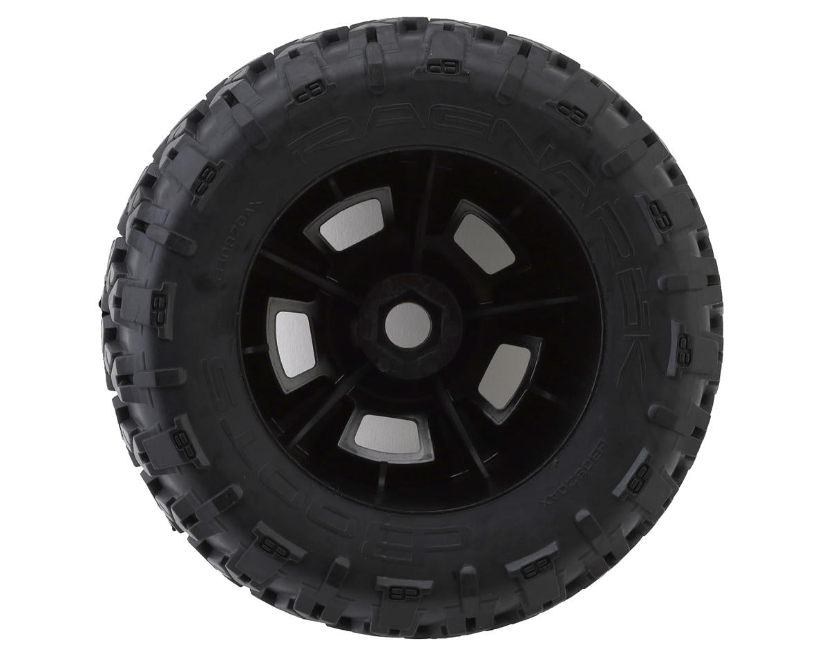 Arrma dBoots RAGNAROK Pre-Mounted Tire Set Black (2pcs) w/17mm Hex
