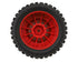 Arrma dBoots Fortress 1/18 Pre-Mounted Off-Road Tire Set Red (4)