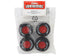 Arrma dBoots Fortress 1/18 Pre-Mounted Off-Road Tire Set Red (4)