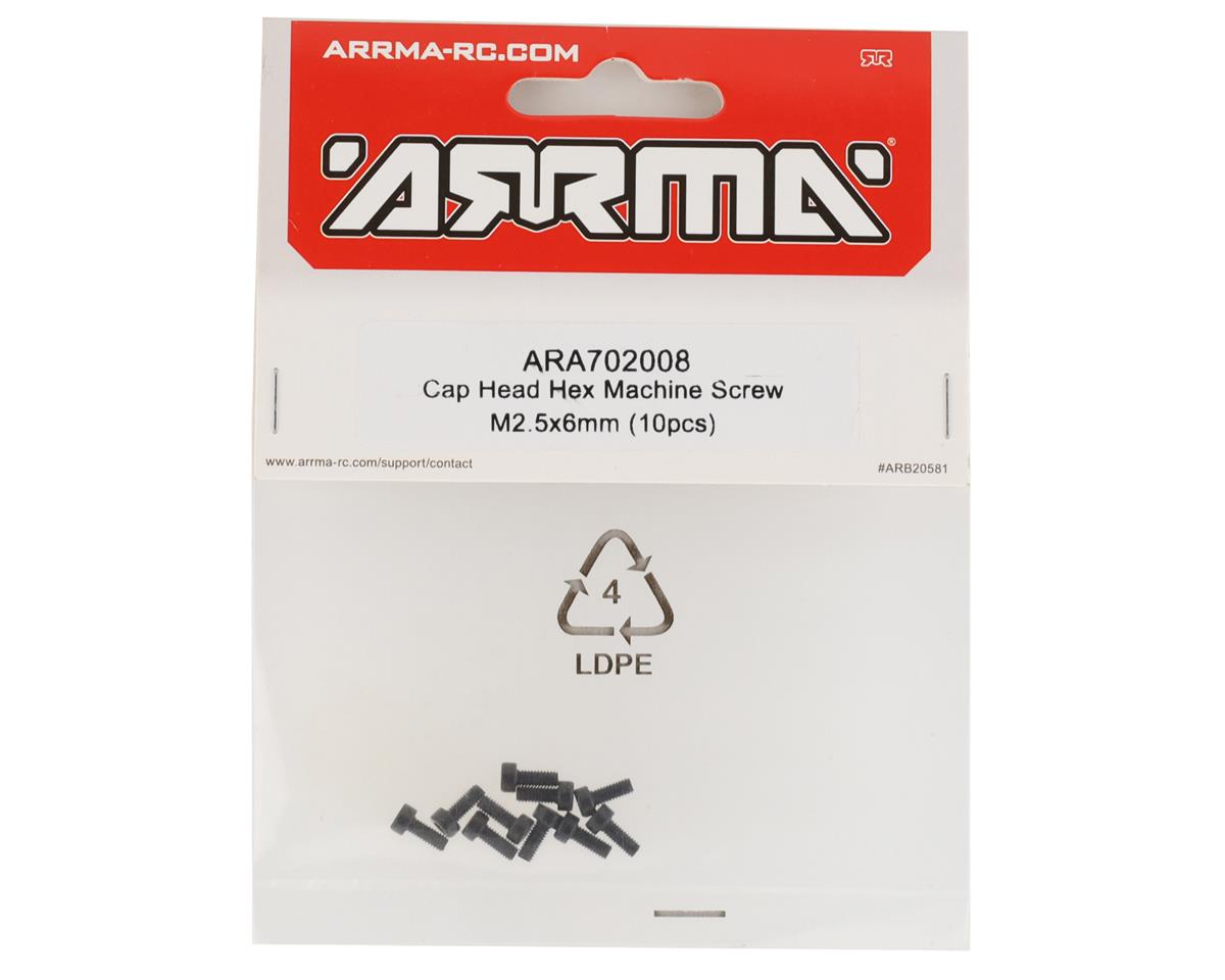 ARRMA 2.5x6mm Cap Head Screw Set (10pcs) for Fireteam 6S BLX