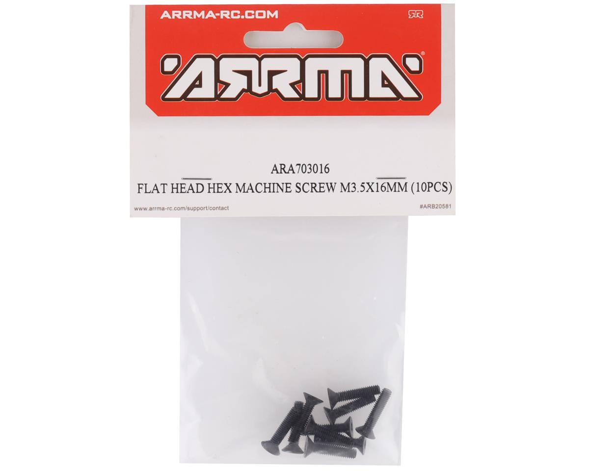 Arrma 8S-BLX Βίδες Flat Head Hex M3.5x16mm (10)