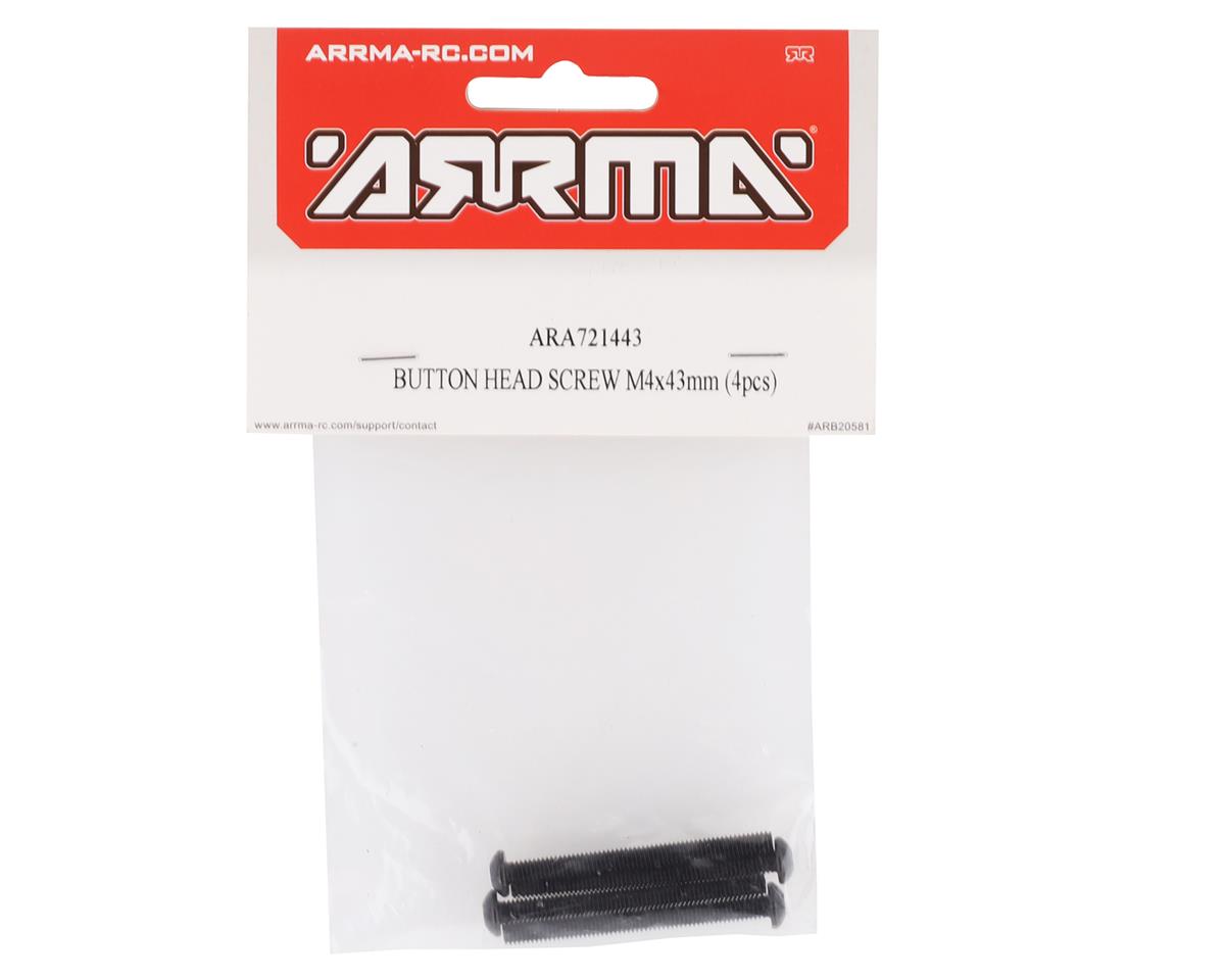Arrma 4x43mm Button Head Screw (4)