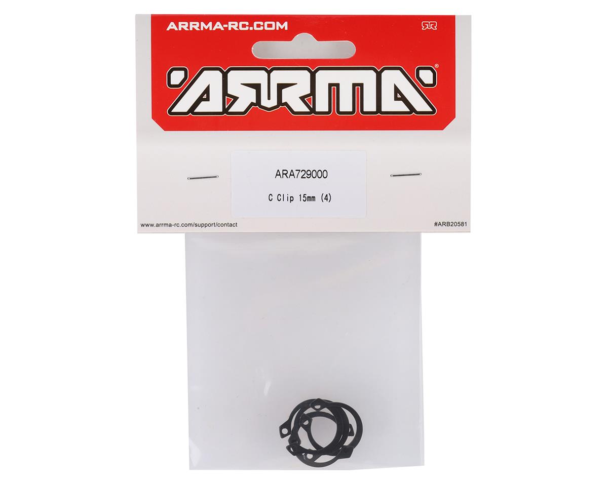 Arrma 15mm C-Clip Set για Kraton / Outcast 8S