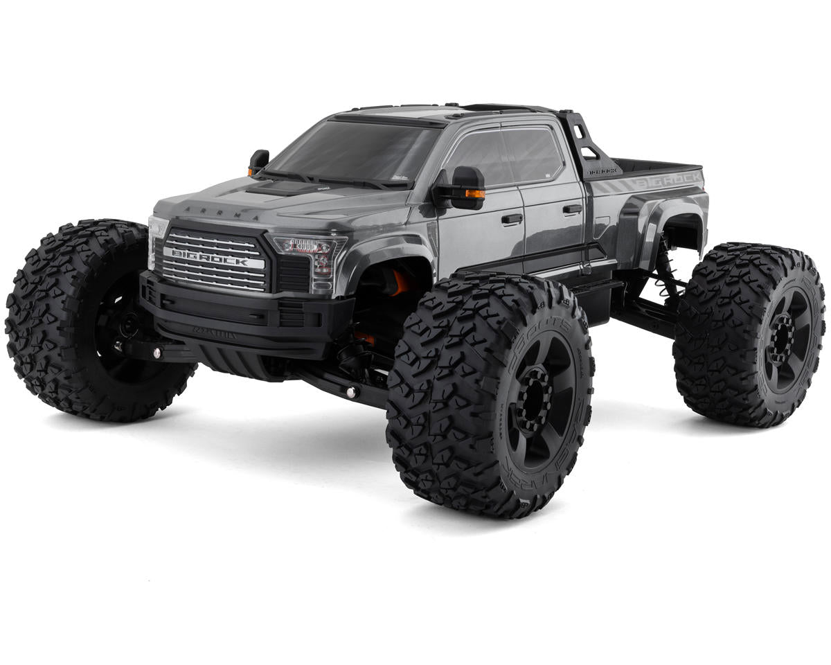 Arrma Big Rock 6S BLX 1/7 RTR 4WD Electric Brushless Monster Truck (Gunmetal) w/SLT3 2.4GHz Radio