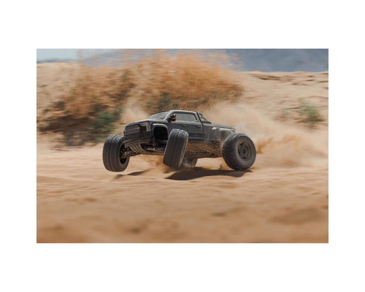 Arrma Big Rock 6S BLX 1/7 RTR 4WD Electric Brushless Monster Truck (Gunmetal) w/SLT3 2.4GHz Radio