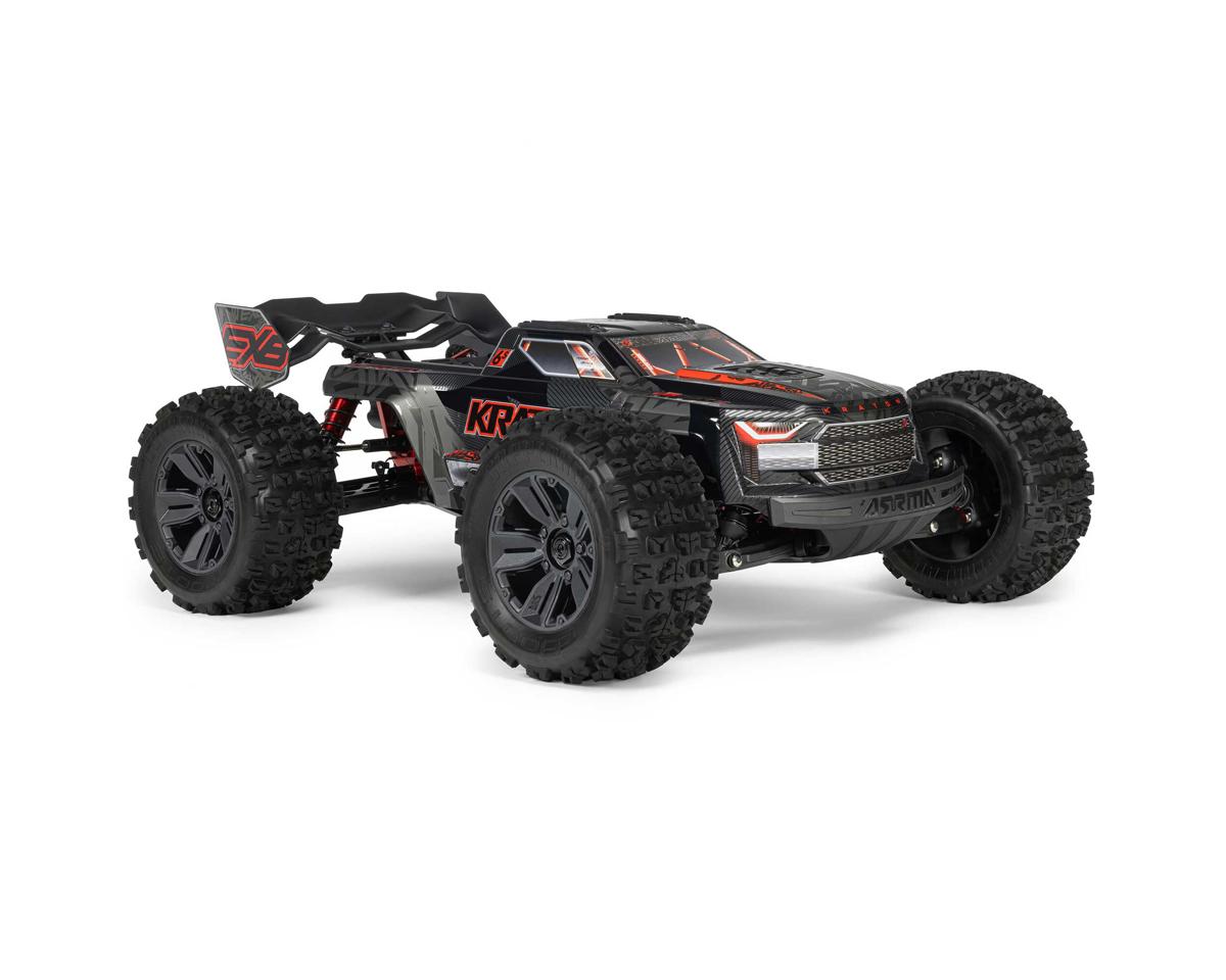 NEW Arrma Kraton 6S EXB BLX RTR 1/8 4WD Brushless Speed Truck (Black) (V6) w/SLT3 2.4GHz Radio