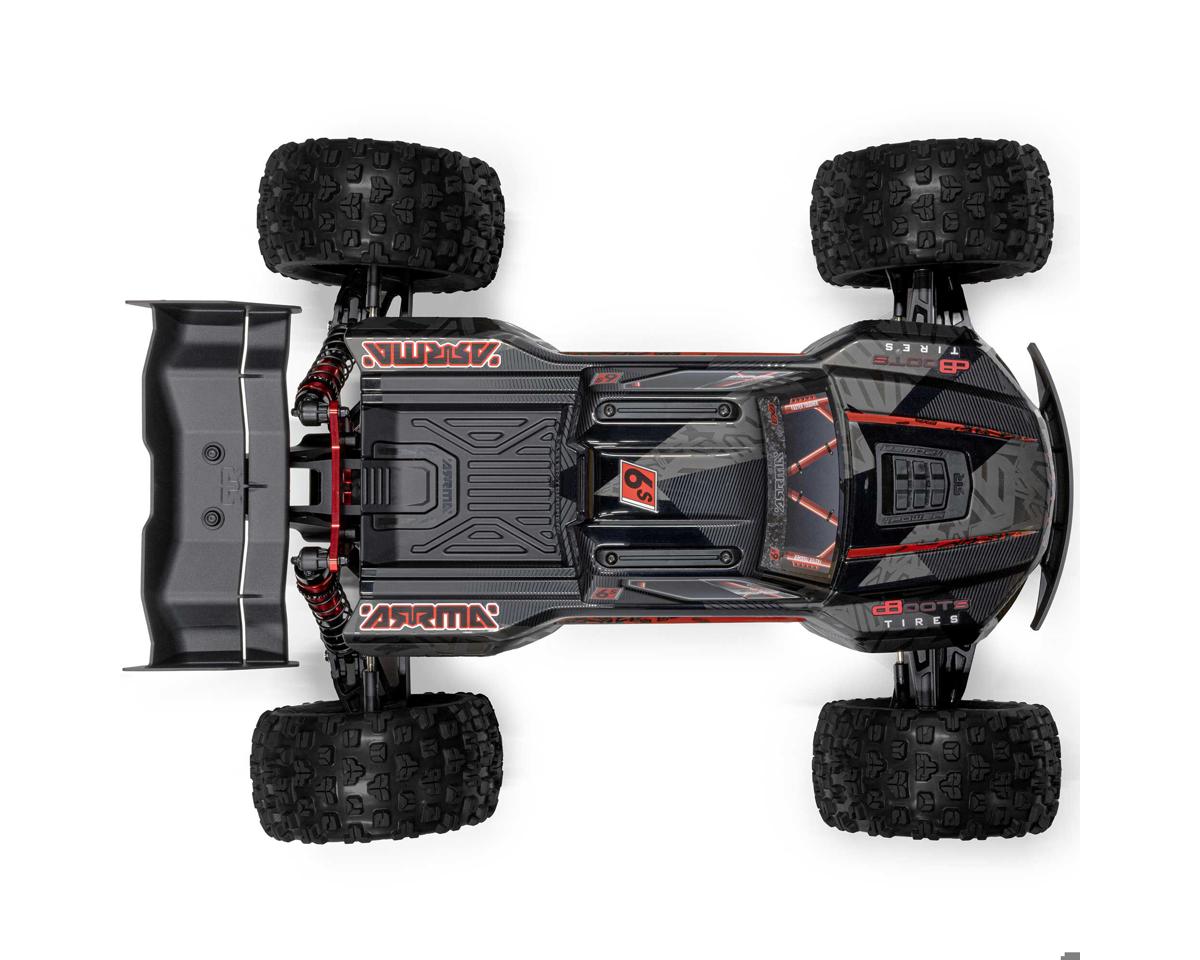 NEW Arrma Kraton 6S EXB BLX RTR 1/8 4WD Brushless Speed Truck (Black) (V6) w/SLT3 2.4GHz Radio