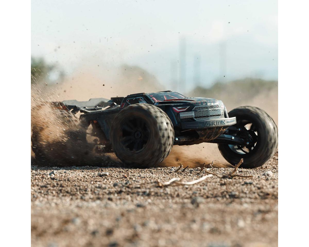NEW Arrma Kraton 6S EXB BLX RTR 1/8 4WD Brushless Speed Truck (Black) (V6) w/SLT3 2.4GHz Radio