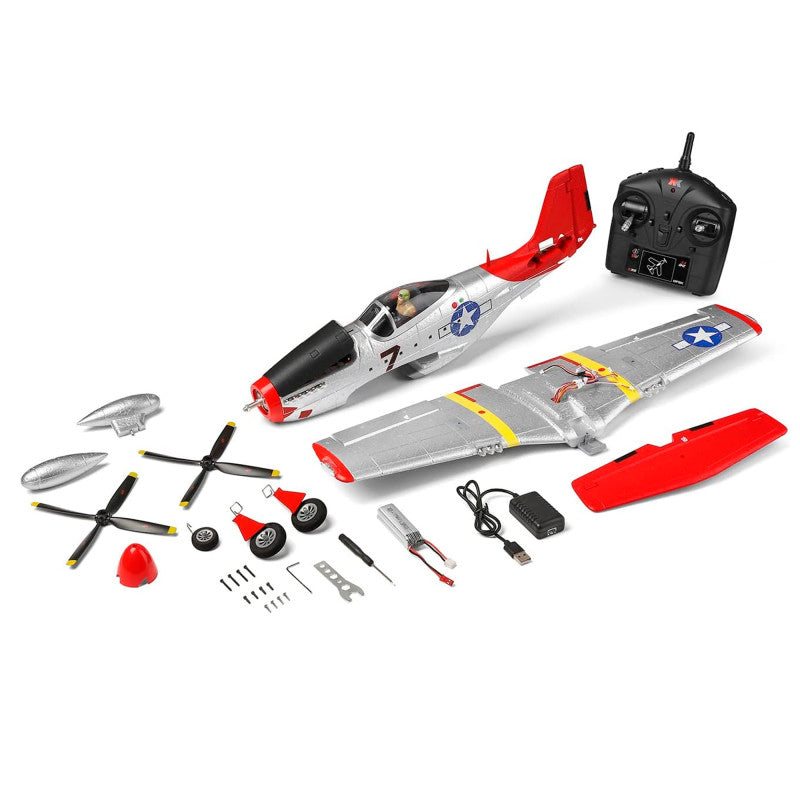 WLtoys A280 P-51 Fighter Ακροβατικό Αεροπλάνο 3D 2.4GHz RTR