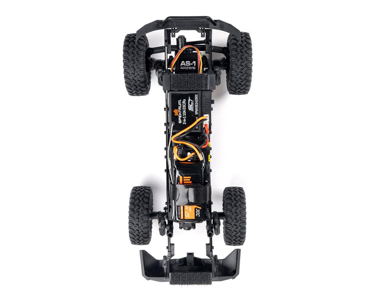 Axial SCX24 Base Camp 1/24 4WD RTR Scale Mini Crawler (Blue) | Racerc