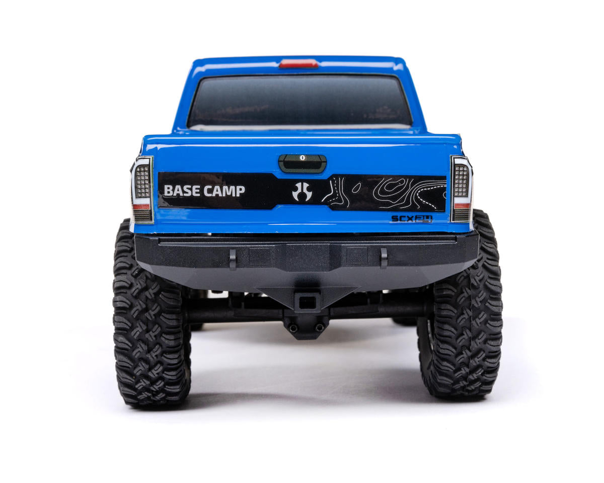Axial SCX24 Base Camp 1/24 4WD RTR Scale Mini Crawler (Blue) | Racerc