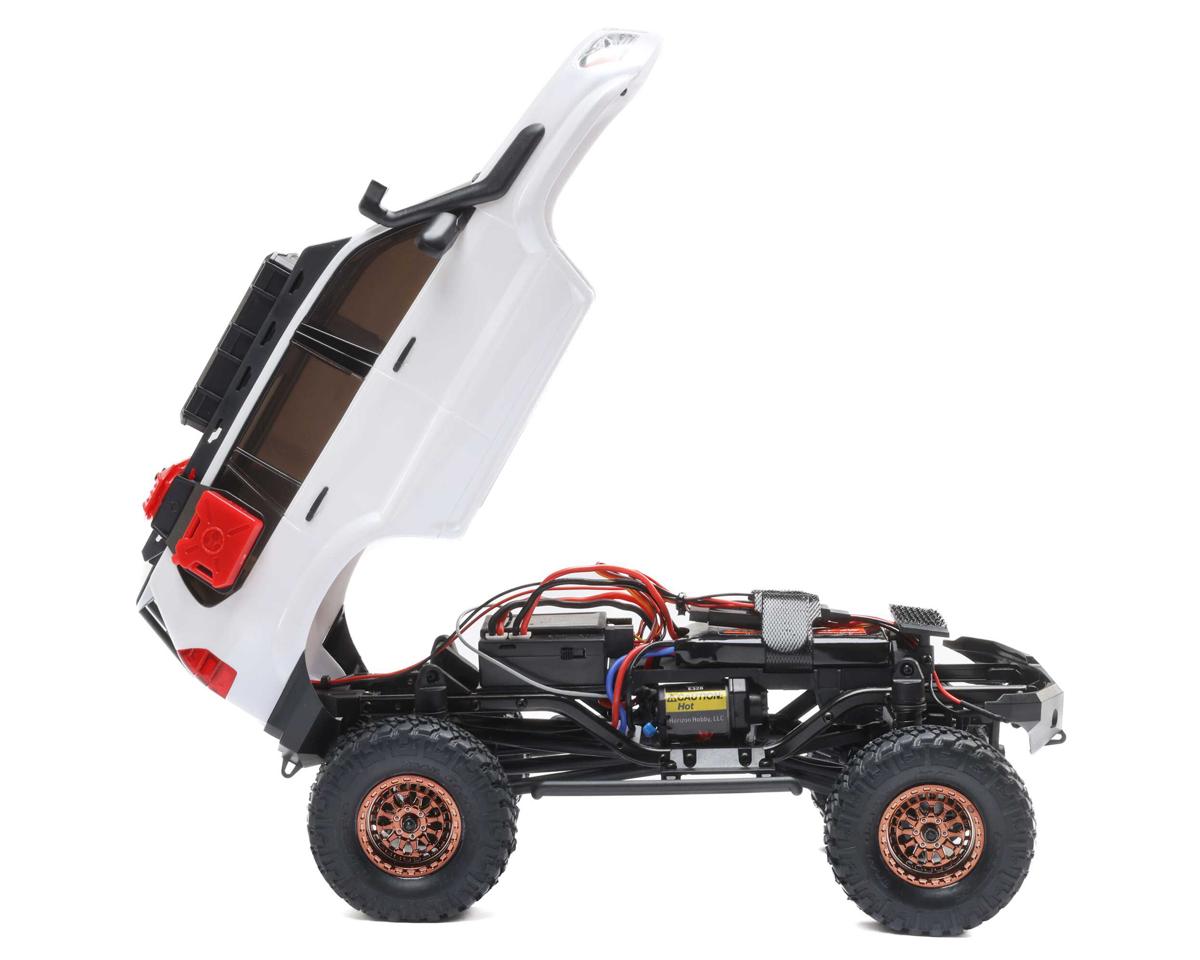 Axial SCX24 Lexus GX 470 1/24 4WD RTR Scale Mini Crawler White με Τηλεκατεύθυνση, Μπαταρία & Φορτιστή