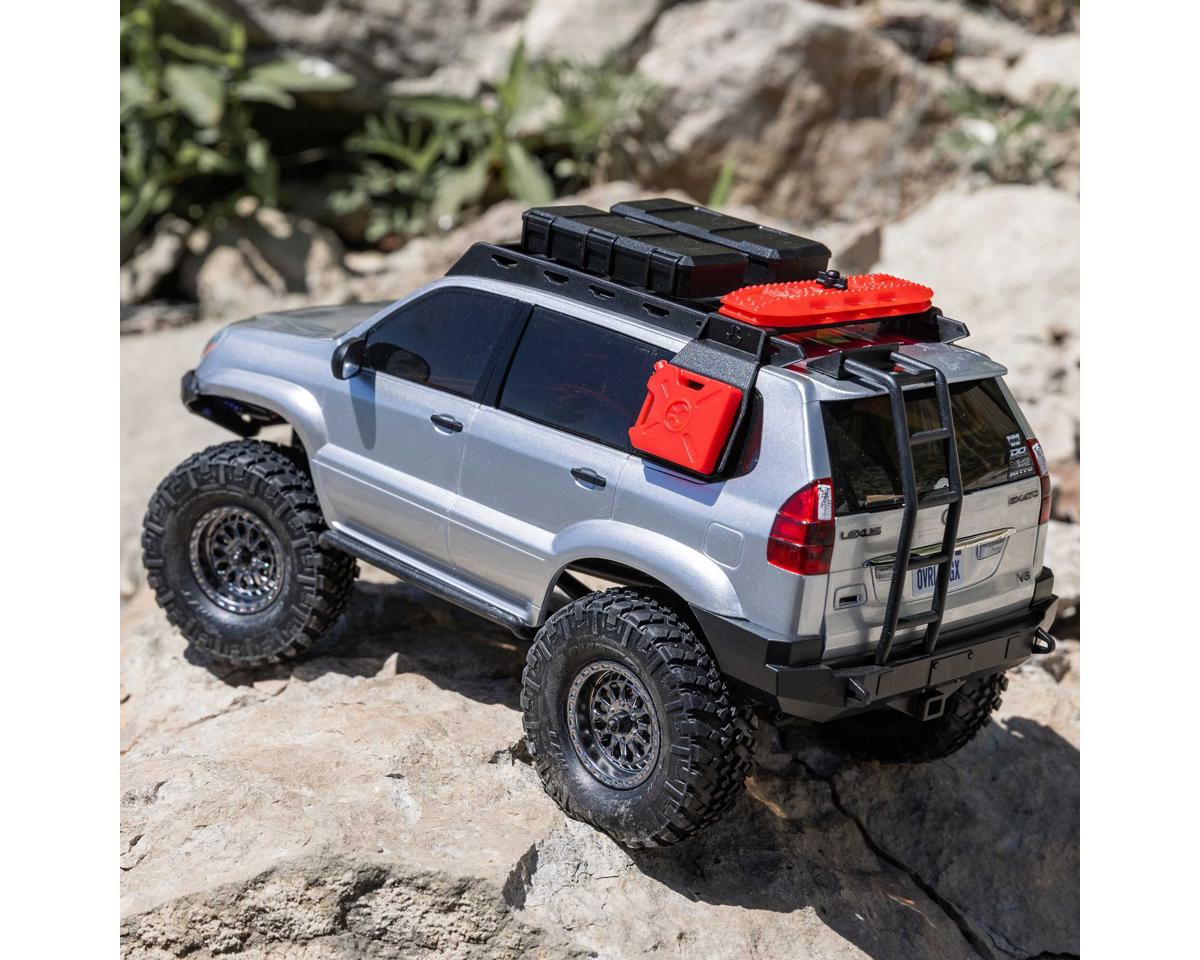 Axial SCX24 Lexus GX 470 1/24 4WD RTR Scale Mini Crawler Silver με Τηλεκατεύθυνση, Μπαταρία & Φορτιστή